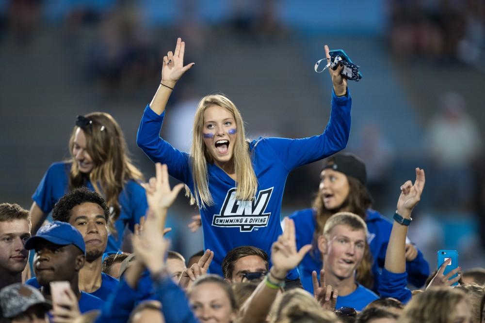 GVL/Kevin Sielaff -Grand Valley defeats Tiffin with a final score of 45-7 on Thursday, September 1, 2016 at Lubbers Stadium.