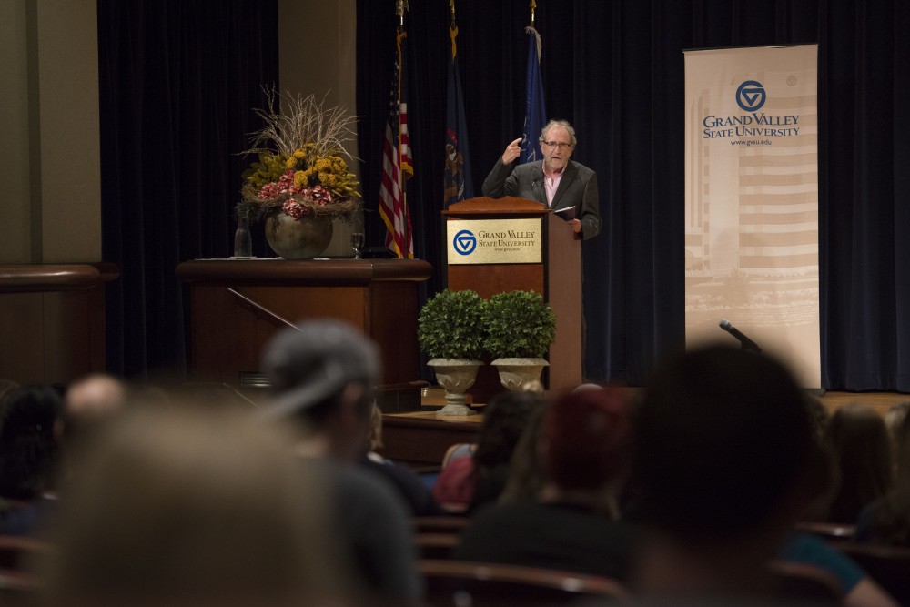 GVL / Luke Holmes - Rabbi Donniel Hartman speaks in the Loosemore Auditorium Thursday, Sep. 8, 2016.