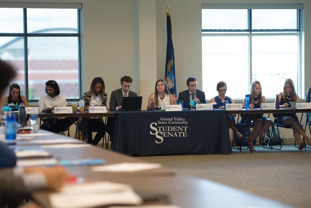 GVL / Luke Holmes - Student Senate held their first meeting of the year in the Pere Marquette Room Thursday, Sep. 1, 2016.