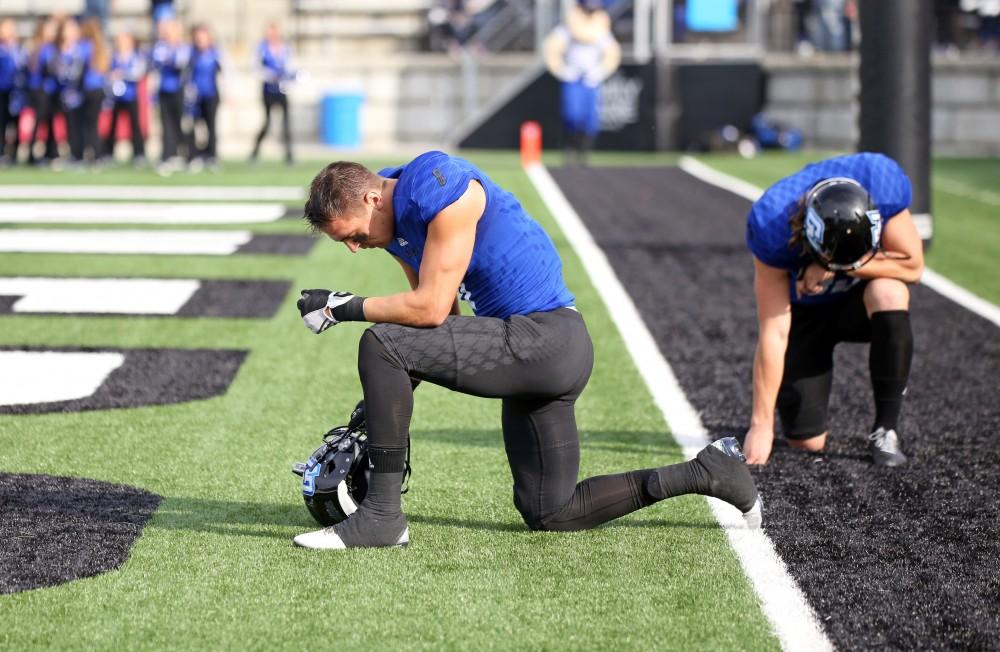 GVL / Emily Frye
Joe Robbins before the game against Truman State on Saturday Oct. 15, 2016.