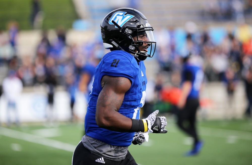 Marty Carter against Truman State on Saturday Oct. 15, 2016.