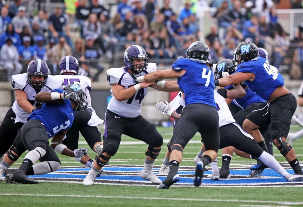 GVL / Emily Frye
Grand Valley against Truman State on Saturday Oct. 15, 2016. 