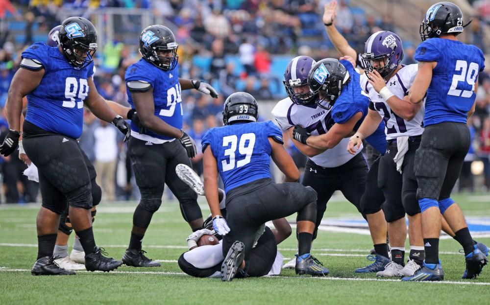 GVL / Emily Frye
Grand Valley against Truman State on Saturday Oct. 15, 2016.