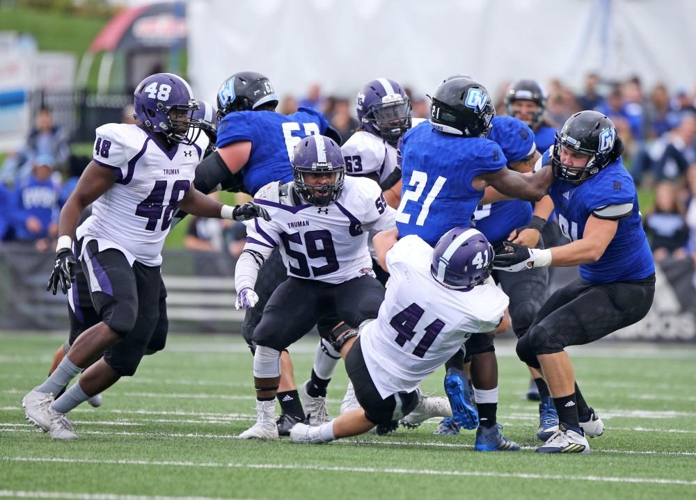 GVL / Emily Frye
Grand Valley against Truman State on Saturday Oct. 15, 2016.