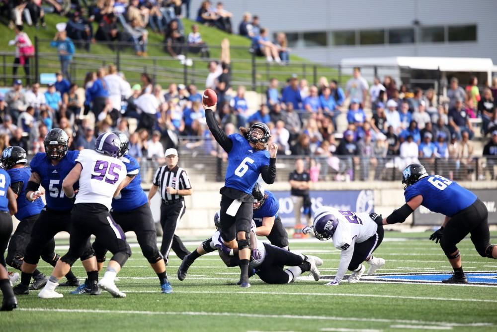 GVL / Emily Frye
Bart Williams against Truman State on Saturday Oct. 15, 2016.