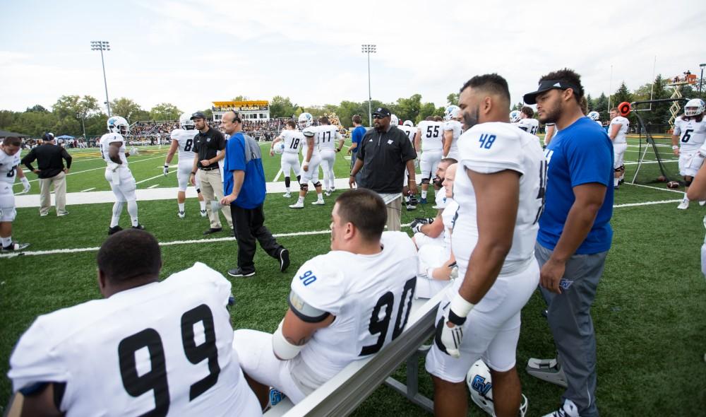 GVL/Kevin Sielaff - The Lakers square off against the Panthers of Ohio Dominican University Saturday, Oct. 1, 2016 and win with a final score of 24-21 in Columbus, OH.