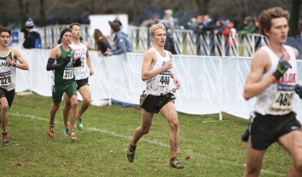 GVL/Kevin Sielaff - Chris May participates in the 2014 Cross Country Championships in Louisville, KY.