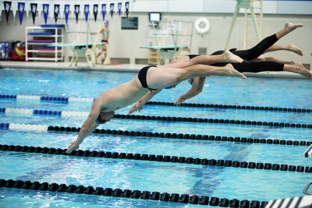 GVL / Emily Frye    
Danny Abbott during the Black and Blue Meet on Saturday Oct. 6, 2016.