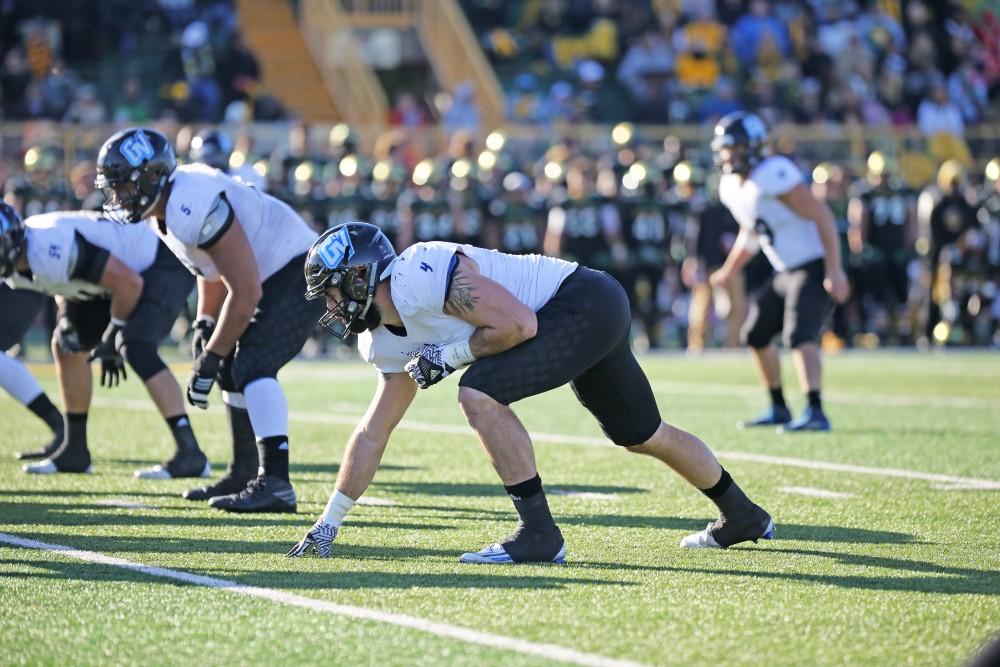 GVL / Emily Frye 
Alton Voss during the game against Wayne State University on Saturday Nov. 12, 2016