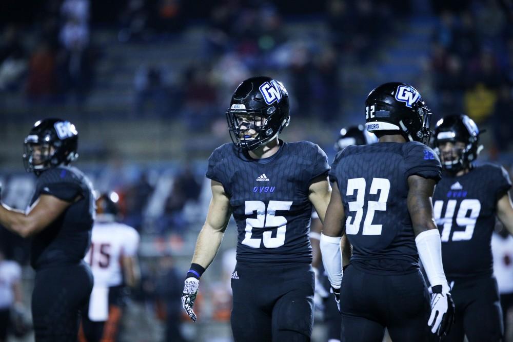 GVL / Emily Frye 
Nick Dodson during the game against Wayne State University on Saturday Nov. 12, 2016