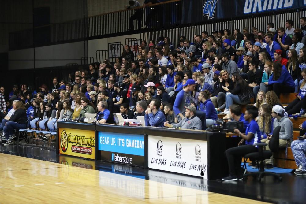 GVL/Kevin Sielaff - Fans gather to watch the Lakers play Great Lakes Christian on Wednesday, Nov. 16, 2016.