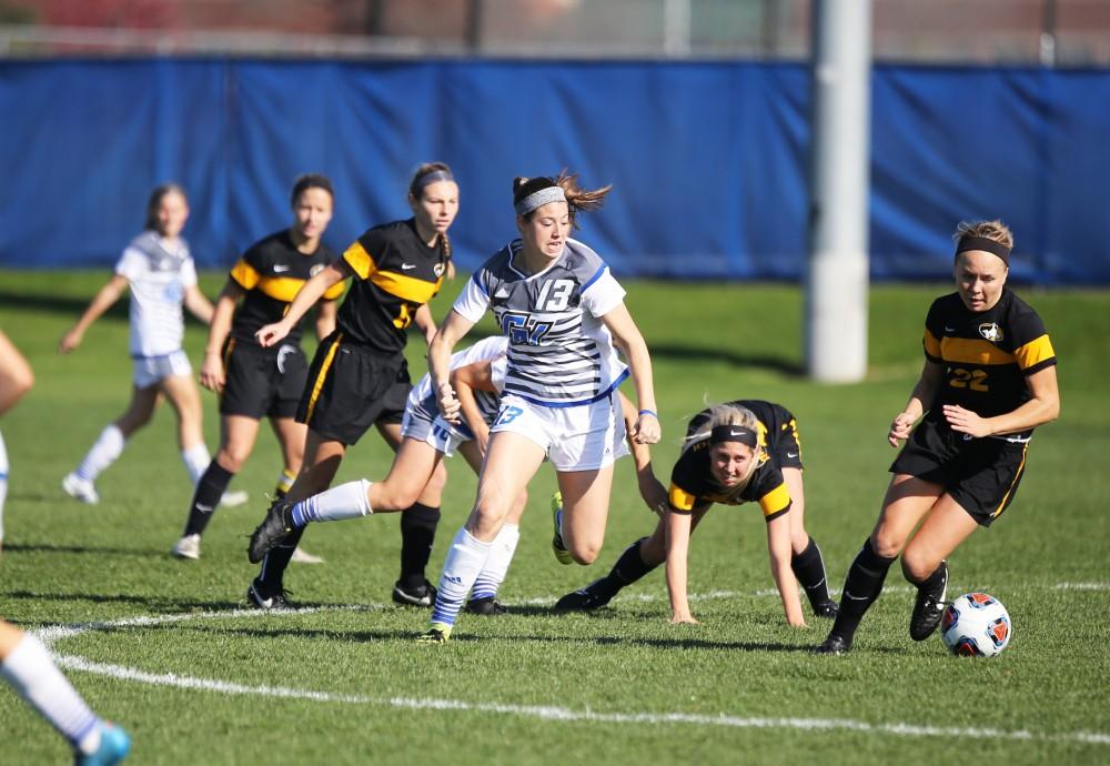 GVL / Emily Frye 
Marti Corby during the GLIAC Conference Championship on Sunday Nov. 6, 2016.