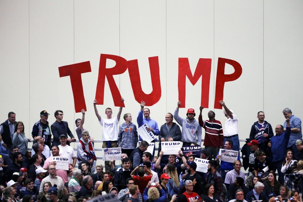 GVL / Emily Frye 
Trump and Pence rally on Monday Nov. 7, 2016