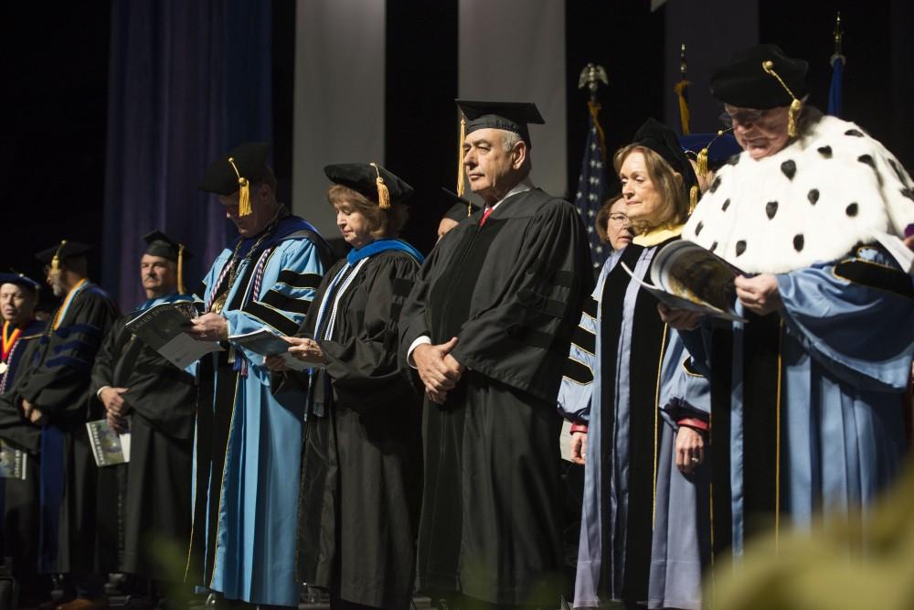 GVL / Luke Holmes - GVSU commencement was held in Van Andel Arena on Saturday, Dec. 10, 2016.