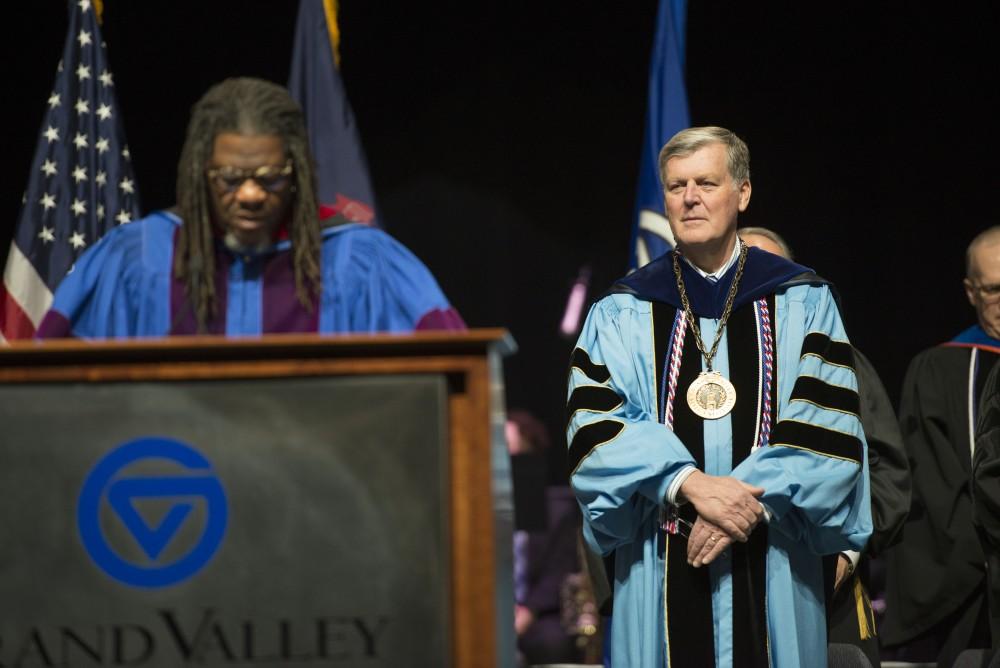 GVL / Luke Holmes - GVSU commencement was held in Van Andel Arena on Saturday, Dec. 10, 2016.