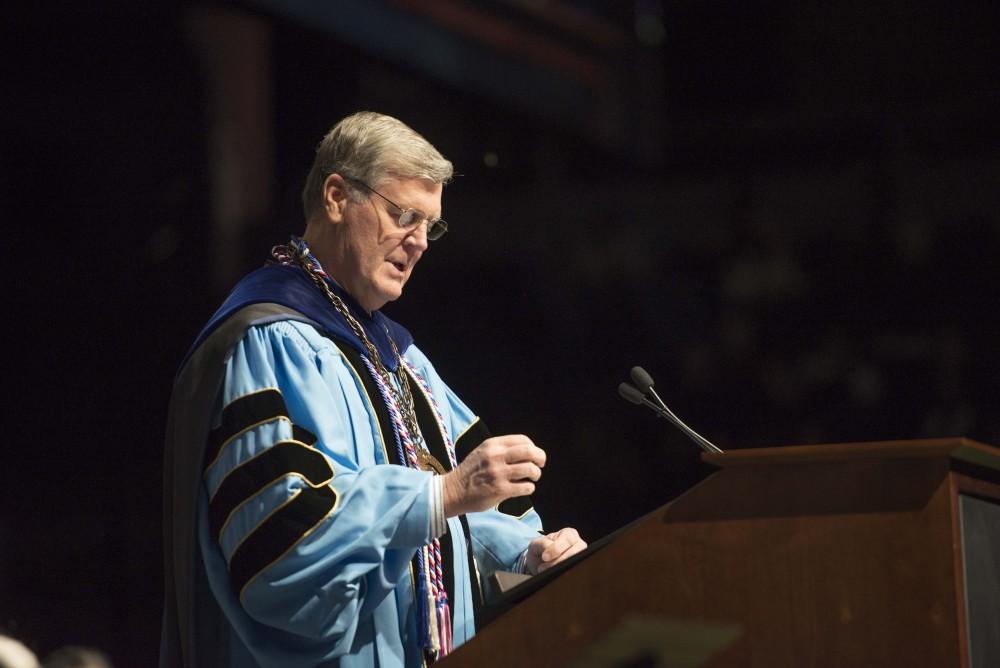 GVL / Luke Holmes - GVSU commencement was held in Van Andel Arena on Saturday, Dec. 10, 2016.