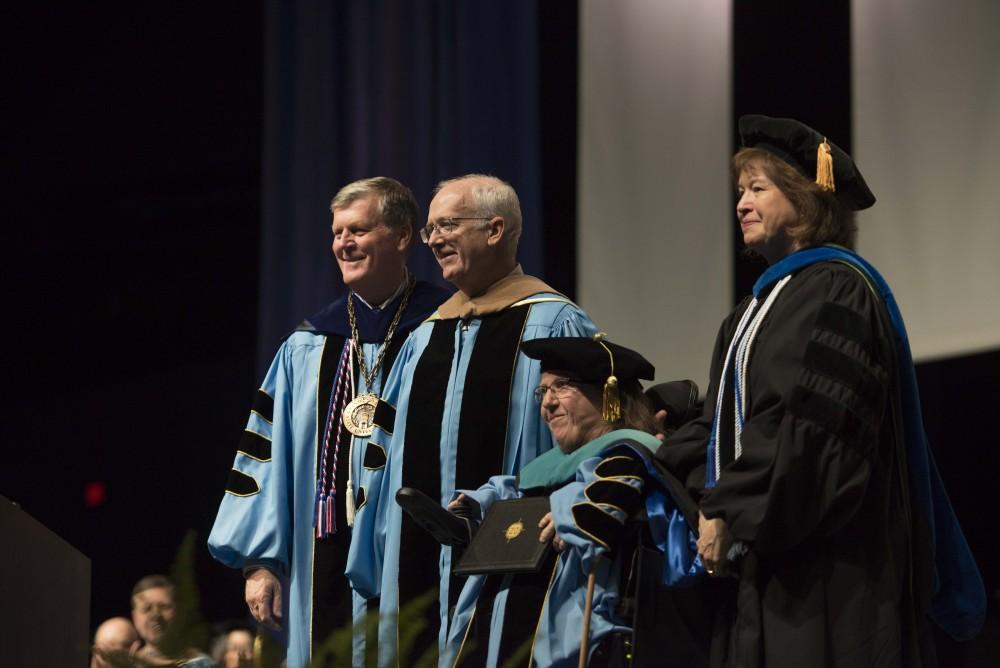 GVL / Luke Holmes - GVSU commencement was held in Van Andel Arena on Saturday, Dec. 10, 2016.