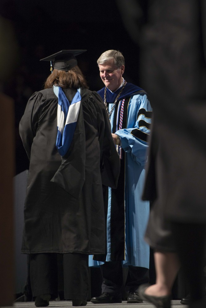 GVL / Luke Holmes - GVSU commencement was held in Van Andel Arena on Saturday, Dec. 10, 2016.