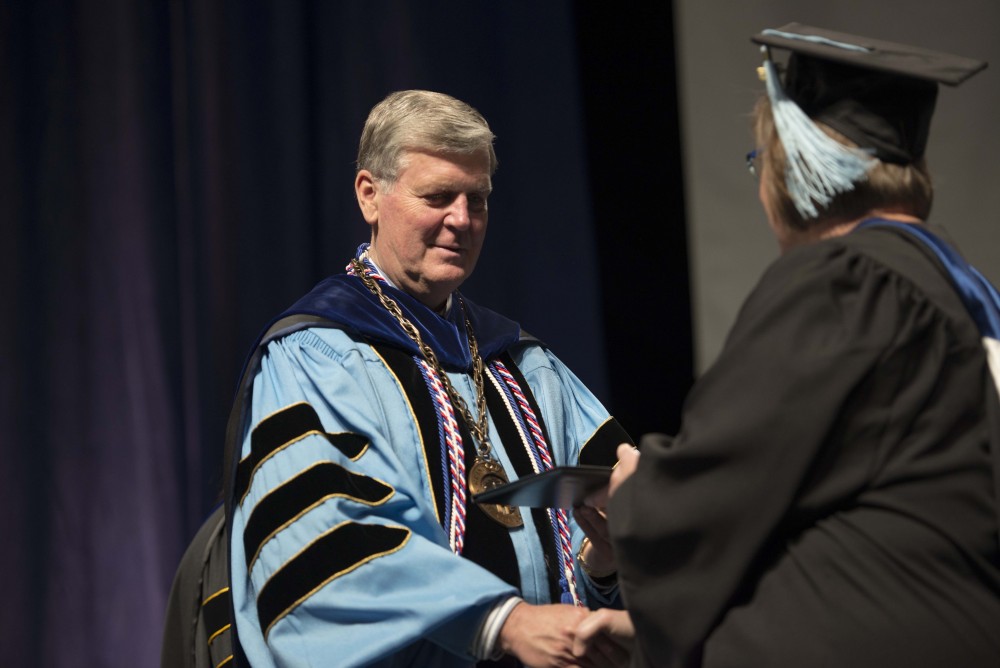 GVL / Luke Holmes - GVSU commencement was held in Van Andel Arena on Saturday, Dec. 10, 2016.