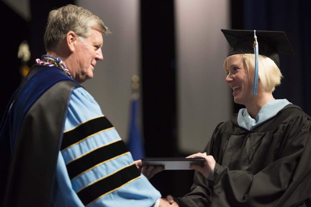 GVL / Luke Holmes - GVSU commencement was held in Van Andel Arena on Saturday, Dec. 10, 2016.