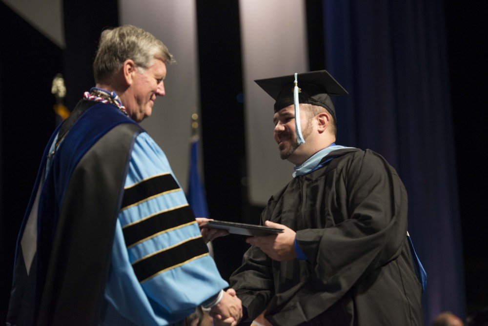 GVL / Luke Holmes - GVSU commencement was held in Van Andel Arena on Saturday, Dec. 10, 2016.