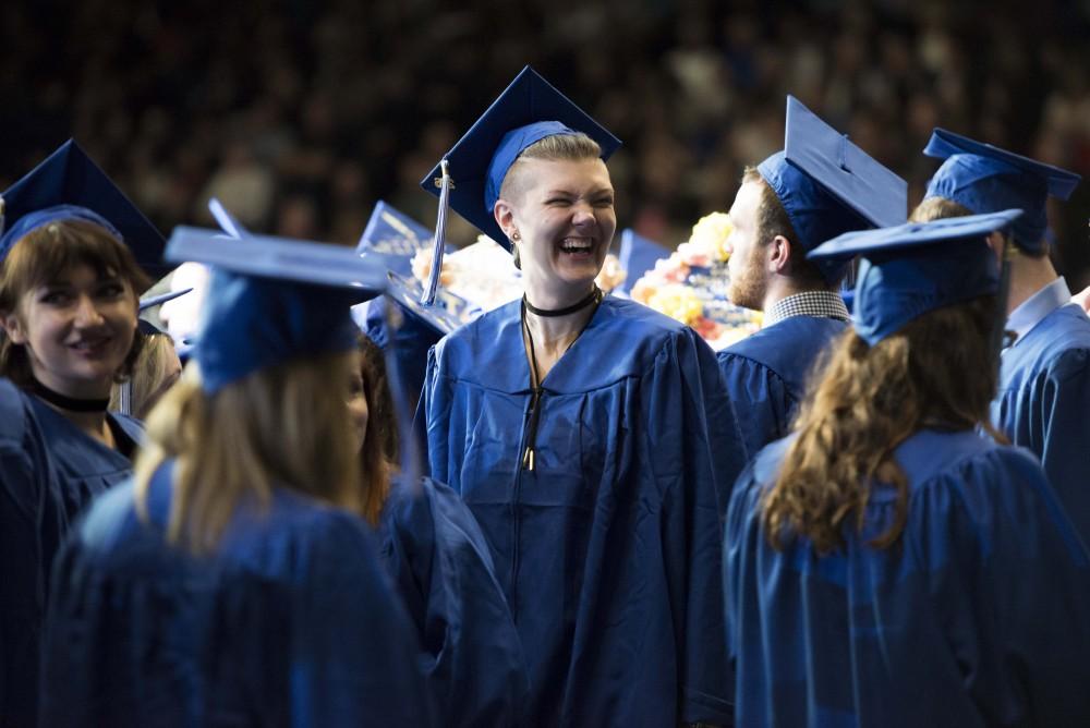 GVL / Luke Holmes - GVSU commencement was held in Van Andel Arena on Saturday, Dec. 10, 2016.