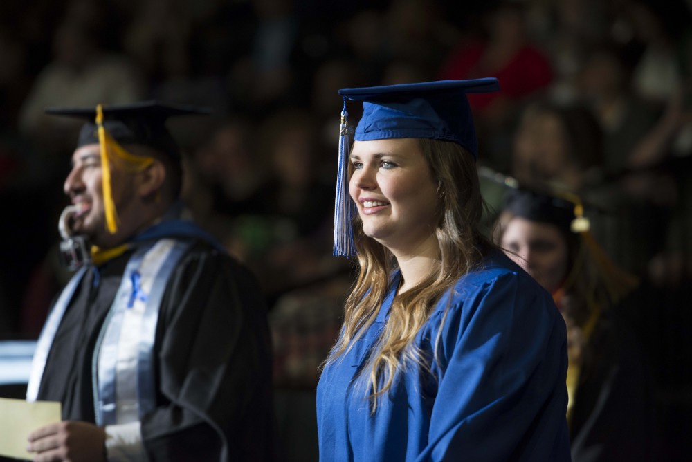 GVL / Luke Holmes - GVSU commencement was held in Van Andel Arena on Saturday, Dec. 10, 2016.