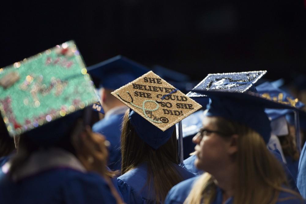 GVL / Luke Holmes - GVSU commencement was held in Van Andel Arena on Saturday, Dec. 10, 2016.