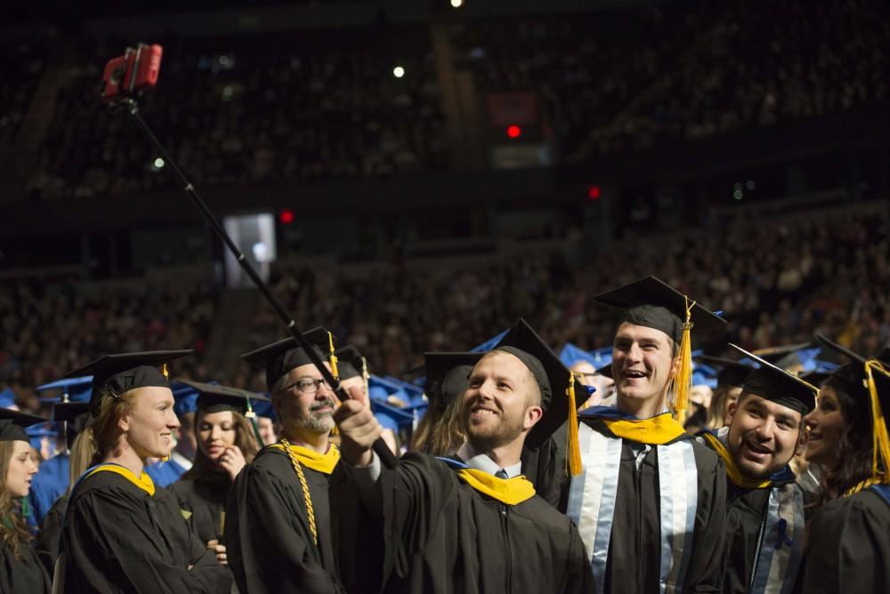 GVL / Luke Holmes - GVSU commencement was held in Van Andel Arena on Saturday, Dec. 10, 2016.