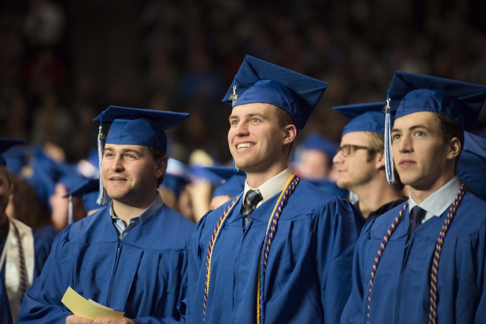 GVL / Luke Holmes - GVSU commencement was held in Van Andel Arena on Saturday, Dec. 10, 2016.