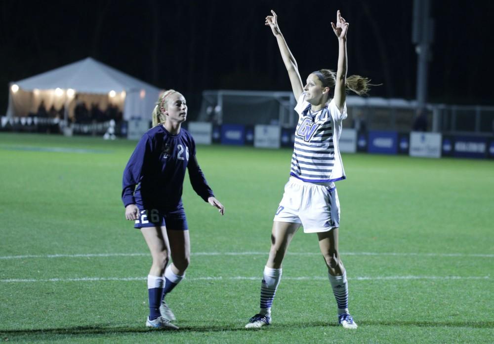 GVL / Emily Frye
Gabriella Mencotti assists with the first goal of the game during the semi final round on Thursday Dec. 1, 2016. 