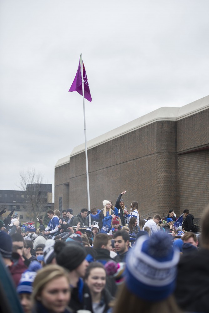 GVL / Luke Holmes - Students tailgate before the football game on Saturday, Dec. 3, 2016.