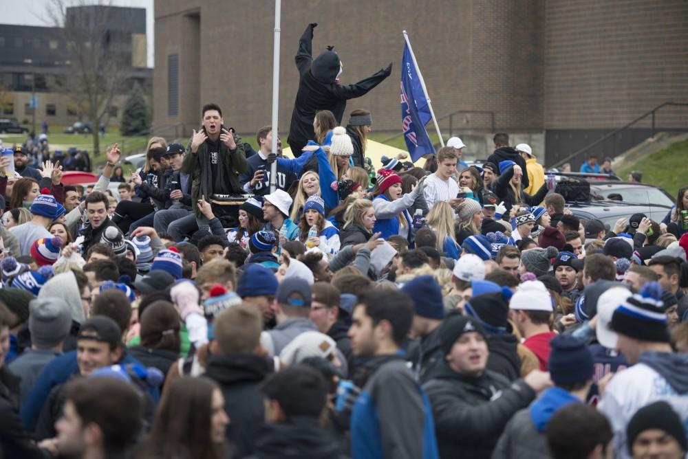 GVL / Luke Holmes - Students tailgate before the football game on Saturday, Dec. 3, 2016.