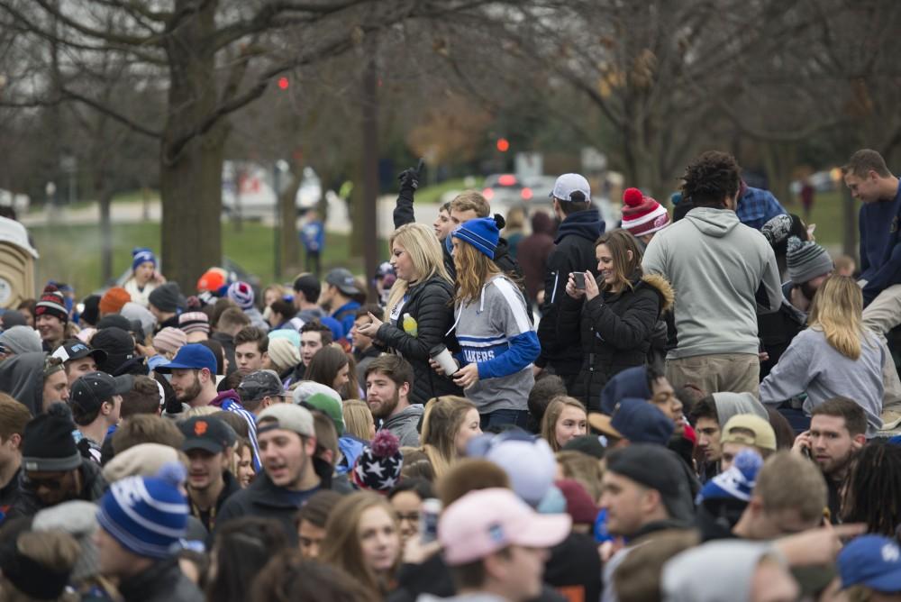 GVL / Luke Holmes - Students tailgate before the football game on Saturday, Dec. 3, 2016.