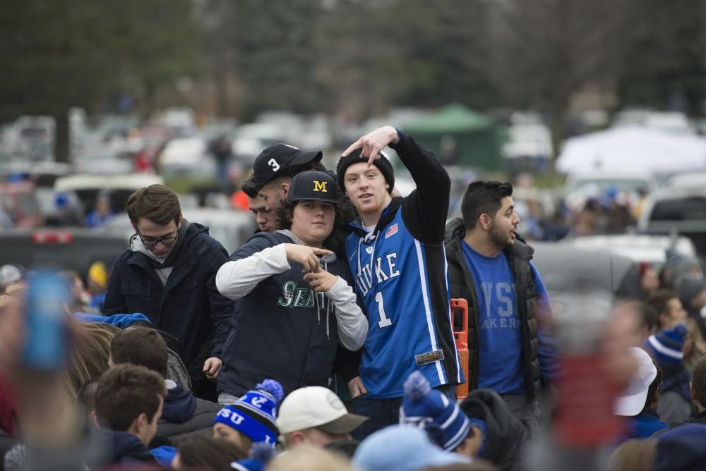 GVL / Luke Holmes - Students tailgate before the football game on Saturday, Dec. 3, 2016.