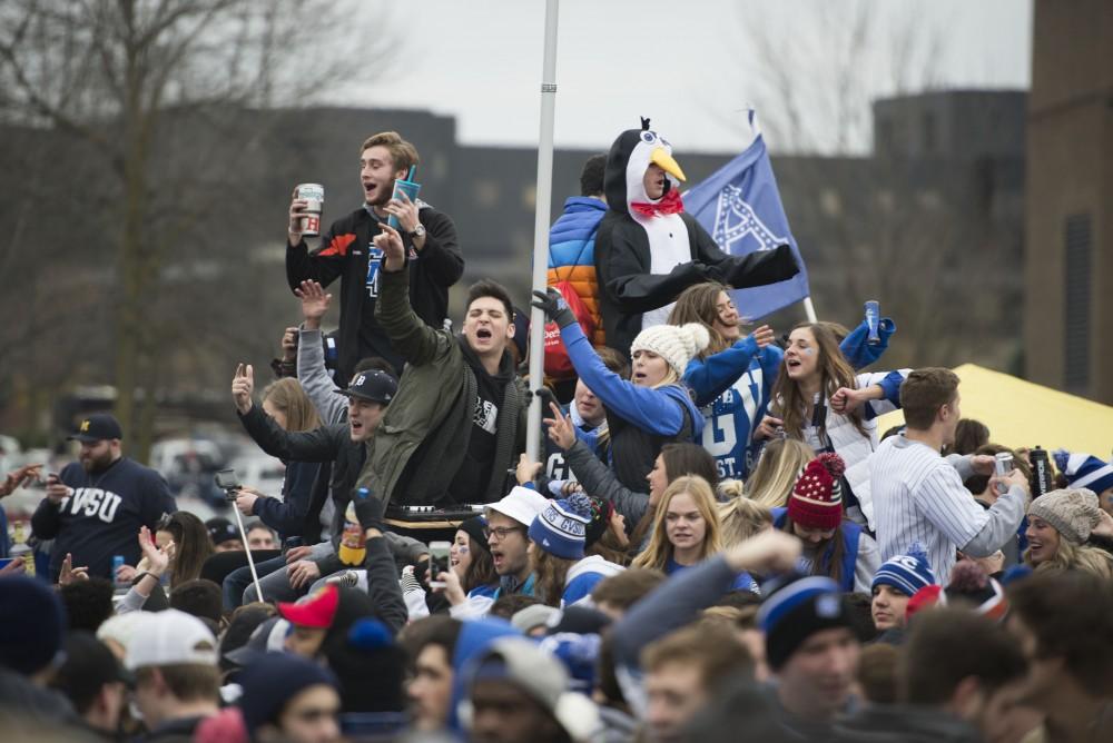 GVL / Luke Holmes - Students tailgate before the football game on Saturday, Dec. 3, 2016.