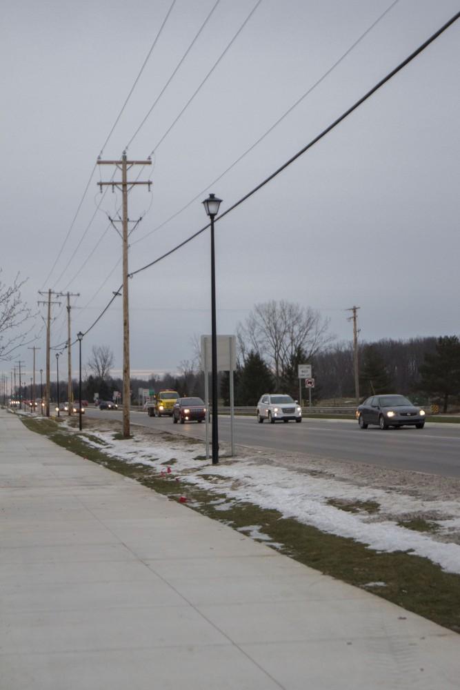 GVL/Mackenzie Bush - Completed lighting project on 48th Avenue Friday, Jan. 13, 2017.