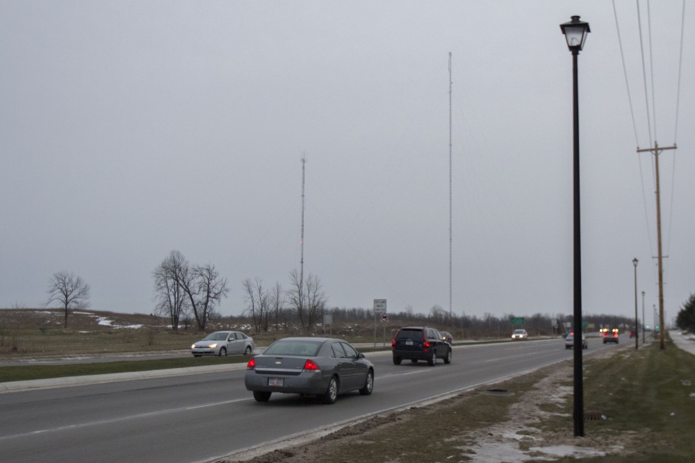 GVL/Mackenzie Bush - Completed lighting project on 48th Avenue Friday, Jan. 13, 2017.