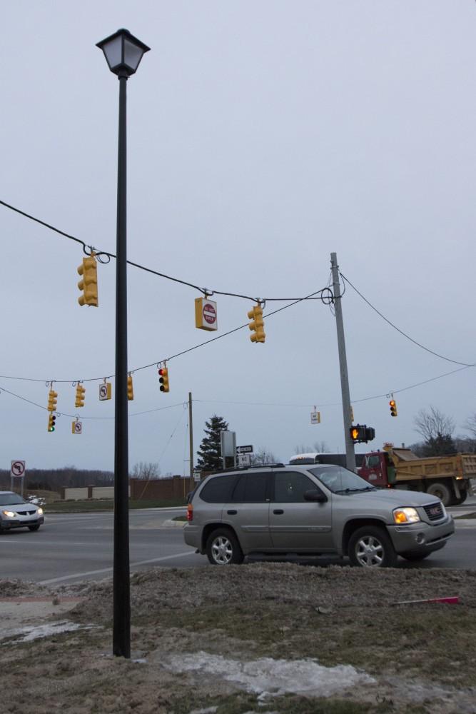 GVL/Mackenzie Bush - Completed lighting project on 48th Avenue Friday, Jan. 13, 2017.