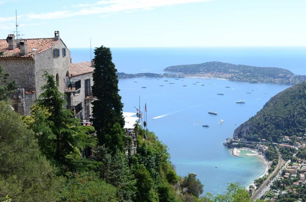 GVL/Kevin Sielaff - La ville d'Èze overlooks the Ligurian Sea in southern France; pictured on Thursday, July 10, 2014.