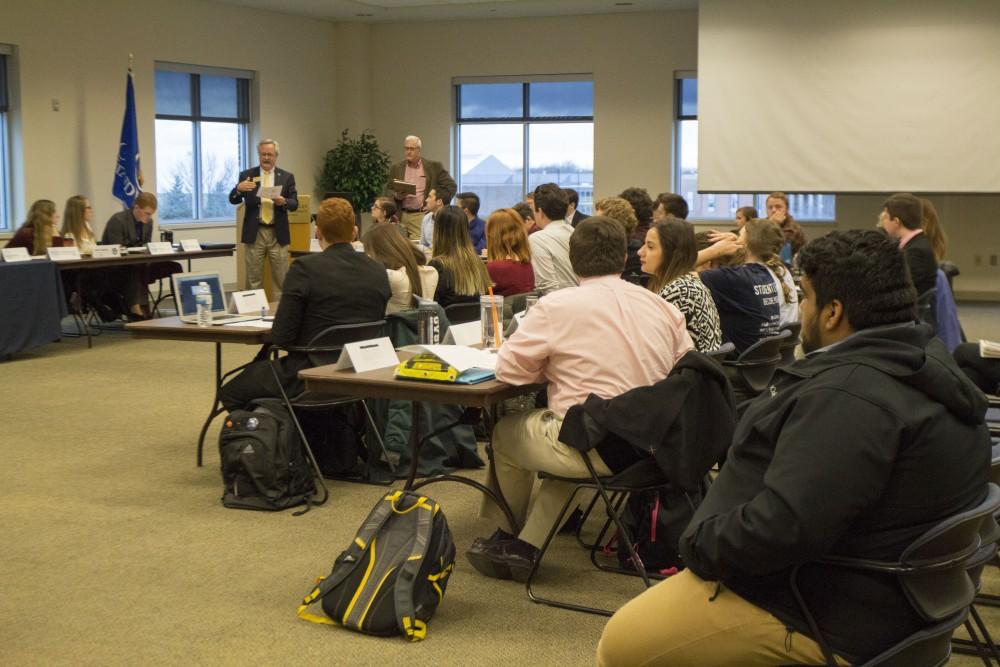 GVL/Mackenzie Bush - Student Senate meeting Thursday, Jan. 26, 2017.