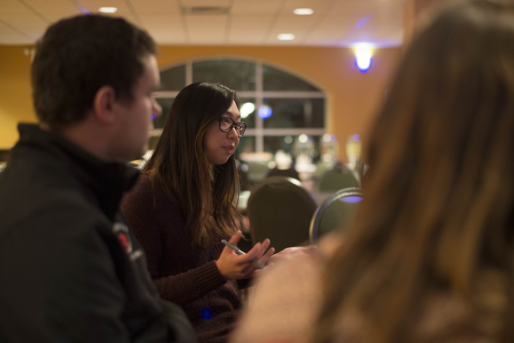 GVL / Luke Holmes - The Post-Election Town Hall Meeting was held in the Kirkhof Center on Monday, Jan. 23, 2016.