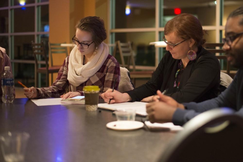 GVL / Luke Holmes - The Post-Election Town Hall Meeting was held in the Kirkhof Center on Monday, Jan. 23, 2016.