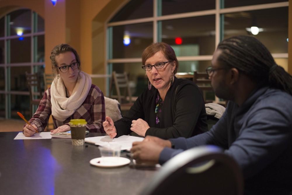 GVL / Luke Holmes - The Post-Election Town Hall Meeting was held in the Kirkhof Center on Monday, Jan. 23, 2016.