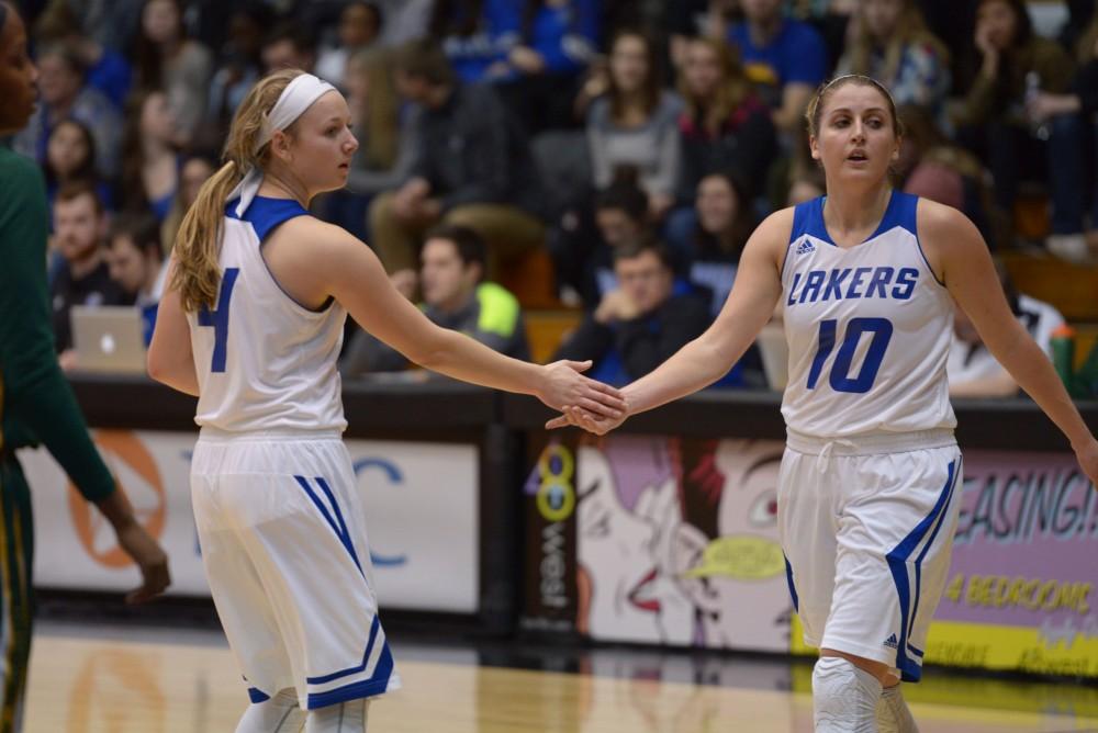 GVL / Luke Holmes - GVSU Women’s Basketball defeated Wayne State University on Thursday, Jan.19, 2017.