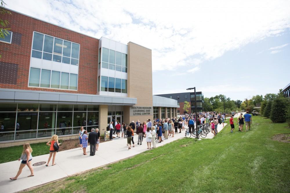 GVL/Kevin Sielaff - The Holton-Hooker Learning and Living Center, as pictured on the day of the building's dedication on Friday, Aug. 26, 2016.   