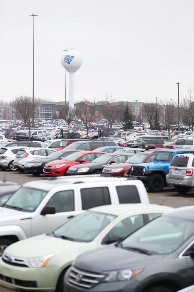 GVL/Kevin Sielaff - Parking lot H, pictured on Wednesday, Feb. 22, 2017. 