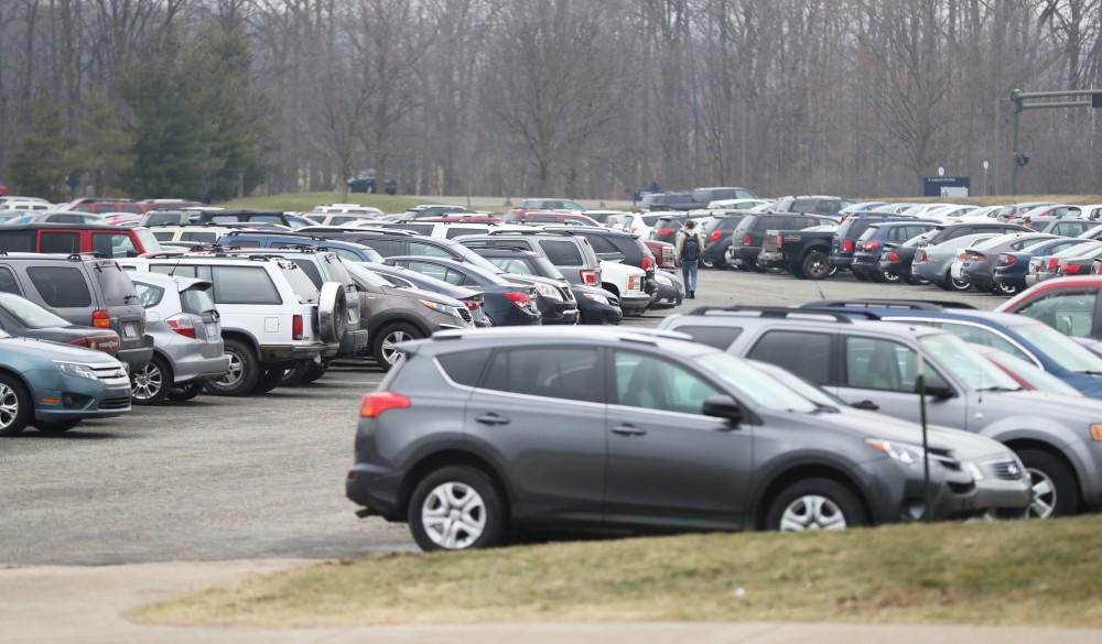 GVL/Kevin Sielaff - Parking lot H, pictured on Wednesday, Feb. 22, 2017. 