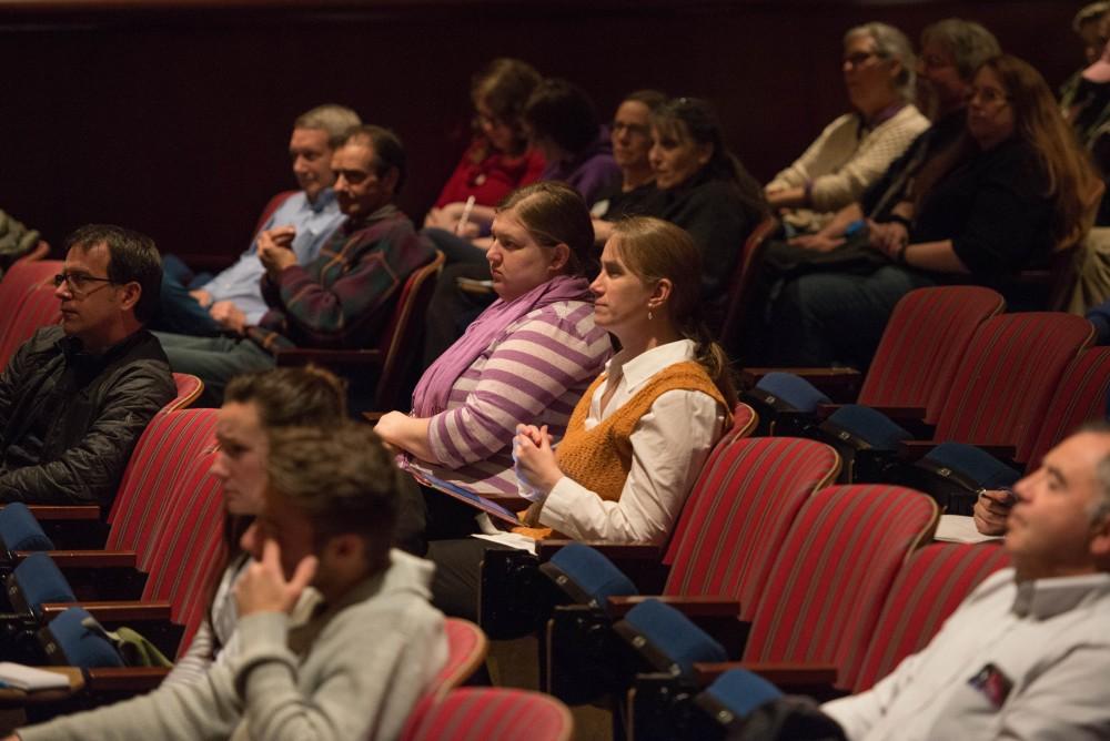 GVL / Luke Holmes -  Thomas Meyer held a lecture in the Loosemore Auditorium on Thursday, Mar. 23, 2016.