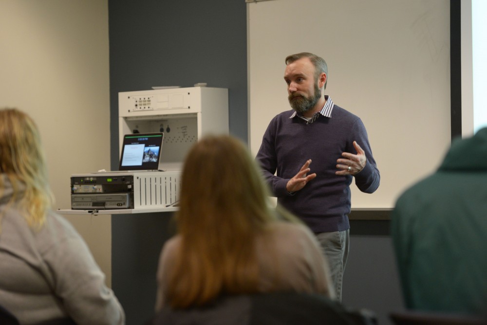 GVL / Luke Holmes - Dr. John speaks holds his Transformation Tuesdays lecture in Kirkhof on Tuesday, Feb. 28, 2016.